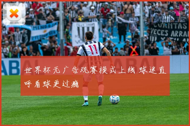 世界杯无广告观赛模式上线 球迷直呼看球更过瘾